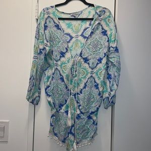 Colorful printed romper